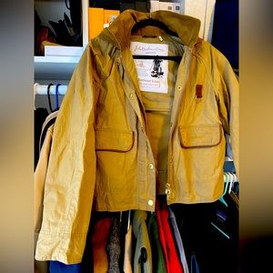 Barbour cropped coat